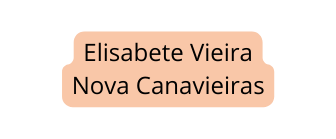 Elisabete Vieira Nova Canavieiras